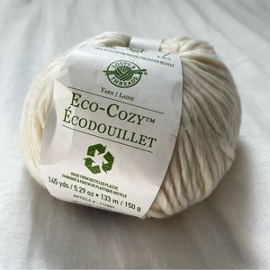 Loops and Threads Eco-Cozy Bulky Yarn | IVORY